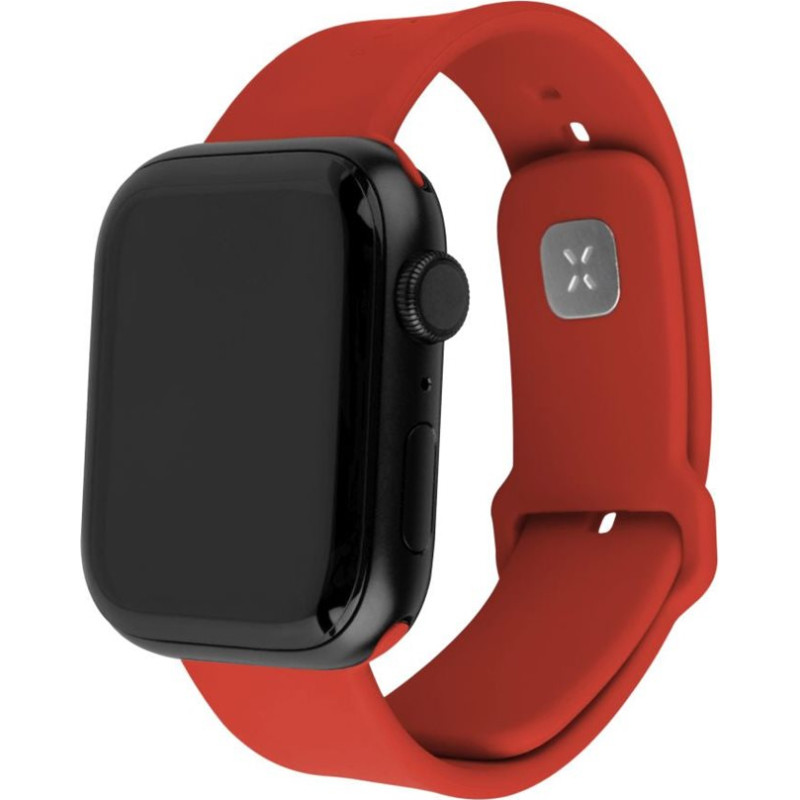 Fixed | Sporty Strap Set for Apple Watch Ultra 49mm | 180-250 mm | Red | Silicone