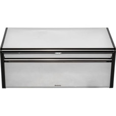 Brabantia Klappbrotkasten Front eckig, Stahl glänzend