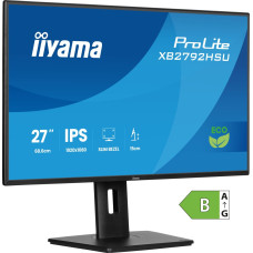 Iiyama Prolite XB2792HSU-B1, LED monitor - 27 - black (matte), FullHD, IPS, HDMI, DP, USB hub, adjustable stand, 120Hz panel