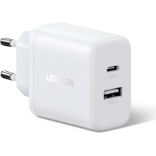 Ugreen Mobilais telefons, Ārējais akumulators, Viedtālrunis, Plan&scaron;ete, Tālrunis Balts AC Ātrā uzlāde