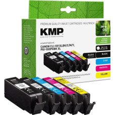 KMP Multipack compatible with Canon PGI-550/CLI-551 XL