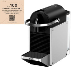 Delonghi Nespresso Pixie EN127.S, capsule machine (silver/black)