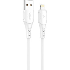 Vipfan USB to Lightning cable VFAN Colorful X12, 3A, 1m (white)