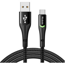 Mcdodo USB to USB-C Mcdodo Magnificence CA-7960 LED cable, 1m (black)