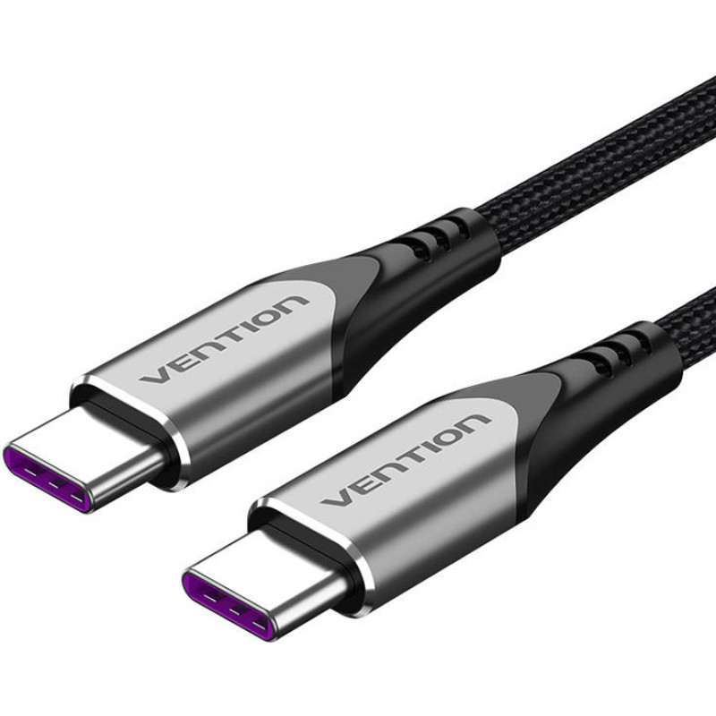 Vention Cable USB-C 2.0 to USB-C Vention TAEHF PD 100W 1m (gray)