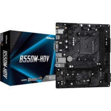 Asrock Motherboard B550M-HDV AM4 2DDR4 HDMI/DVI/D-SUB M.2 mATX