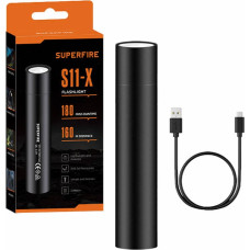 Superfire Mini flashlight Supfire S11-X, 700lm, USB