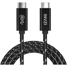 Invzi Cable USB-C / USB4.0, INVZI, INVUSB4, Gen3, 240W, 40Gbps, 2m (black)