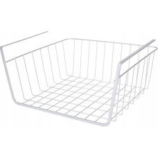 Storage Solutions Koszyk podwieszany na owoce, metalowy, jasnoszary, 30 x 25,5 x 14 cm