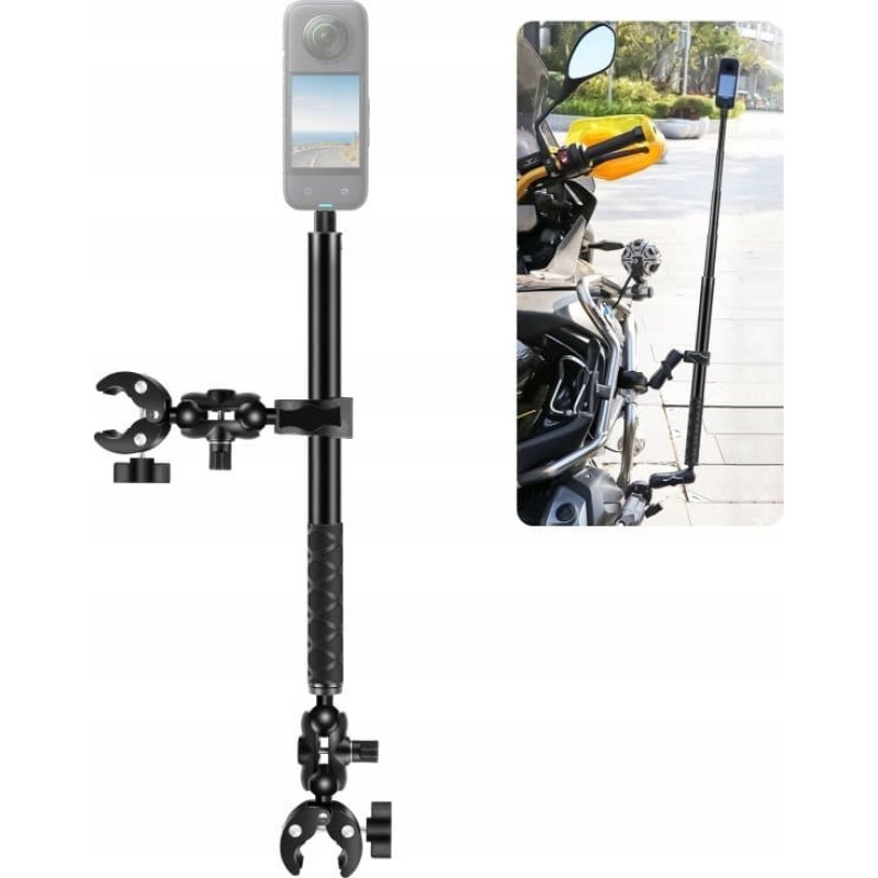 Puluz Selfie stick Puluz Imadło Magic Arm Kij Selfie Uchwyt Na Rower Motor Do Kamery Aparatu Telefon / Pu495b