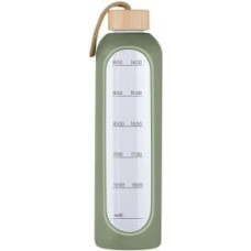 Krups Butelka szklana KiCA Hydro Glass 1000 ml - oliwkowa