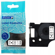 Dymo Taśma DYMO D1 43613 6mm x 7m S0720780 czarny na białym zamiennik