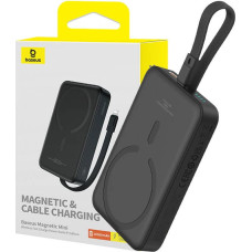 Baseus Powerbank Baseus Magnetic Mini 10000mAh, Lightning 20W MagSafe (black)