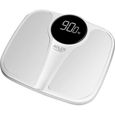 Adler | Bathroom Scale | AD 8172w | Maximum weight (capacity) 180 kg | Accuracy 100 g | Body Mass Index (BMI) measuring | White