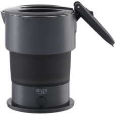 Adler Silicon Travel Kettle | AD 1377 | Travel Kettle | 600 W | 0.6 L | Silicon | Grey