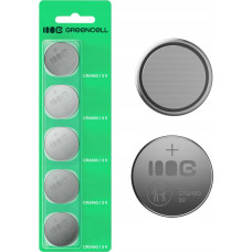 Green Cell Baterijas Green Cell Blister 5x Lithium Battery CR2450 5904326376731 X5CR2450 (5904326376731)