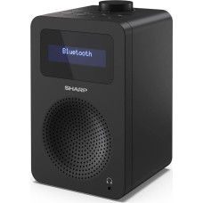Sharp DR-430(BK) Digital Radio, FM/DAB/DAB+, Bluetooth 5.0, Midnight Black | Sharp | Digital Radio | DR-430(BK) | Bluetooth | Midnight Black