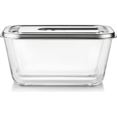Caso Glass Vacuum Container with Plastic Lid | VacuBoxx Inox XL | Transparent