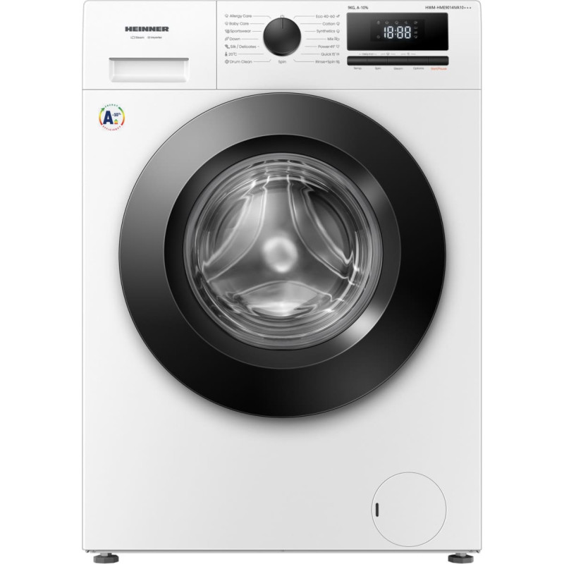 Veļas mazgājamā mašīna 9kg HWM-HME9014IVA10+++ HEINNER