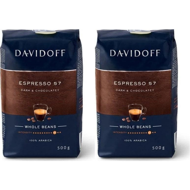 Davidoff Kawa ziarnista Davidoff 2x Espresso 57 500 g