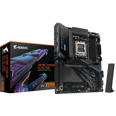Gigabyte Mainboard|GIGABYTE|AMD X870E|Socket AM5|ATX|RAM DDR5-SDRAM|4xSlots|Wi-Fi Yes|Bluetooth Yes|4xNumber of M.2 (M) slots|X870E A ELITE X|X870EAELITEX