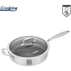 Panna ar vāku nerūsējošā tērauda ar keramikas pārklājumu 24x6.5cm HR-MRK-26C HEINNER