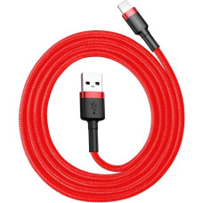 Baseus Cafule USB Lightning cable 2.4A 1m (black + red)