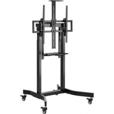 Gembird TV rack with a 55-100 inches mobile height adjustment