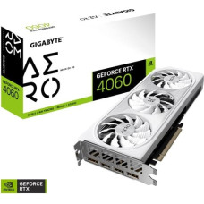 Gigabyte Graphics Card GeForce RTX 4060 AERO OC 8G GDDR6 128bit 2DP/2HDMI