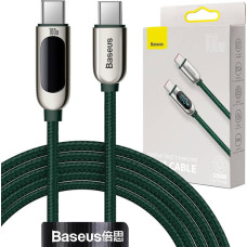 Baseus Cable USB-C to USB-C Baseus Display, 100W, 2m (green)