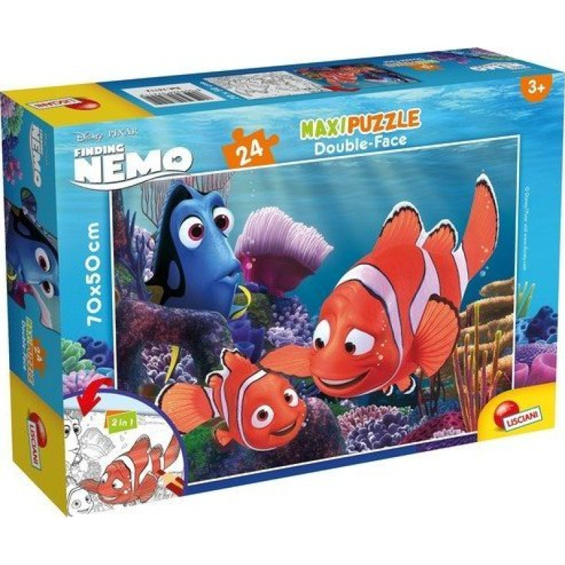 Lisciani Puzzle dwustronne 24el Maxi Gdzie jest Nemo 74112