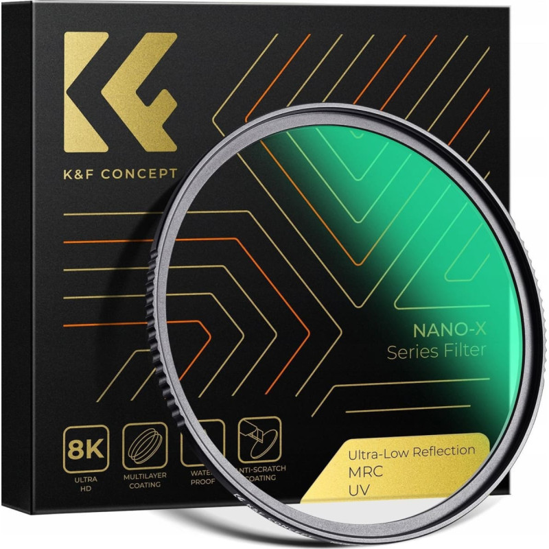 K&F Concept Filtr Kf FILTR UV Ultra Low Reflection K&F CONCEPT NANO-X MRC 67 mm 67mm / KF01.2465