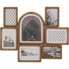 Atmosphera Ramka Atmosphera Drewniana multirama na 7 zdjęć FELISA, 57,2 x 46,6 cm