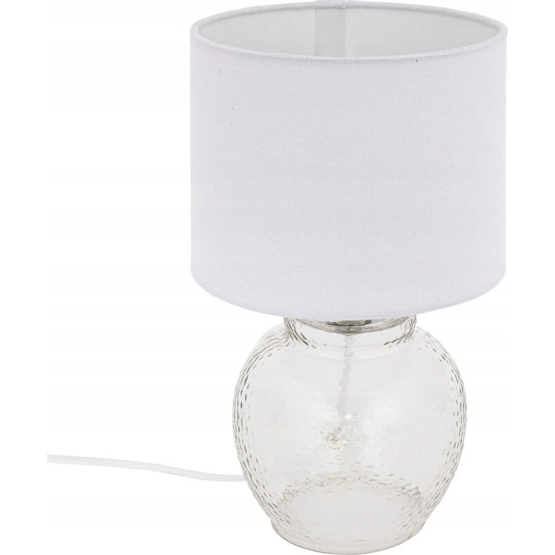 Atmosphera Lampa stołowa Atmosphera Lampa stołowa szklana podstawa TEVE, 30 cm