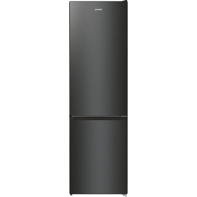 Gorenje | Refrigerator | NRK6202EBXL4 | Energy efficiency class E | Free standing | Combi | Height 200 cm | No Frost system | Fridge net capacity 235 L | Freezer net capacity 96 L | Display | 38 dB | Black