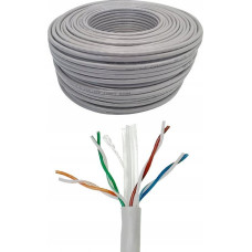 Netrack Kabel sieciowy skrętka LAN Netrack cat 6 UTP, szary, 305m , CCA