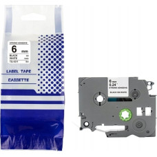 Brother Taśma BROTHER TZe-S211 6mm x 8m czarny na białym zamiennik