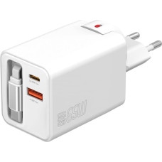 4Smarts Ładowarka sieciowa 4smarts Flex Jojo 65W GaN 2xUSB-C + USB-A biały