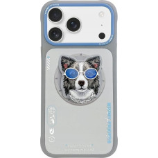Nimmy Etui Nimmy Glasses Cool Dog MagSafe do iPhone 17 Pro Max szary