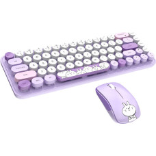 Mofii Wireless Keyboard+Mouse iBean Pro New 2.4G (Purple)