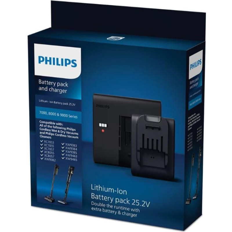 Philips VACUUM ACC BATTERY & CHARGER/XV1797/01 PHILIPS