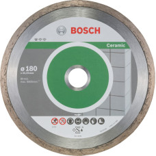 Bosch Professional diamond cutting disc Standard for Ceramic, O 180mm 10 pieces, bore 22.23mm