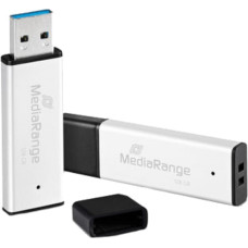 Mediarange High performance 128 GB, USB flash drive silver/black, USB-A 3.2 Gen 1