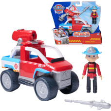Spin Master Paw Patrol Fire Rescue - Ryder's Rescue Vehicle, Toy Vehicle with Drone Launcher and Ryder Figure
