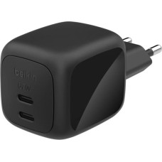 Belkin Ladegerät Dual USB-C 37W PD + PPS ,schwarz     WCH020kqBK
