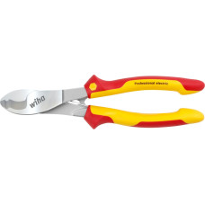 Wiha cable cutter Professional electric, cutting pliers (red/yellow, with opening spring)