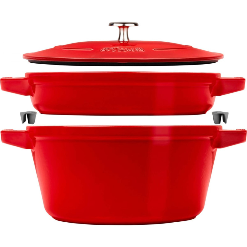 Staub La Cocotte Kochtopfset 2-teilig kirschrot, Gusseisen