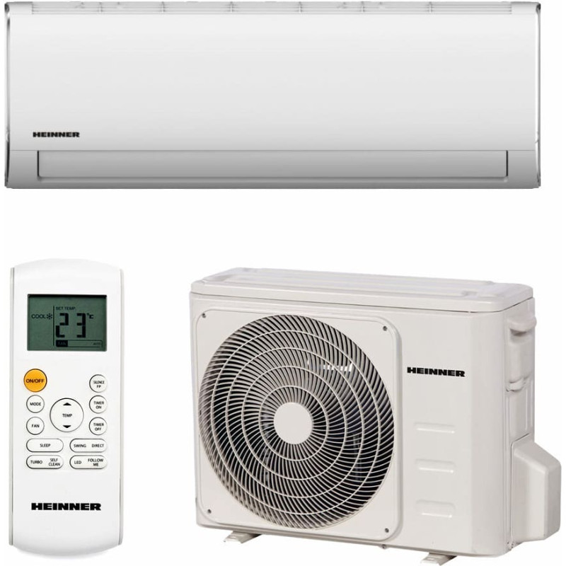 Gaisa kondicionieris CRYSTAL, KIT+WIFI 24000BTU HAC-CR24KITWIFI HEINNER