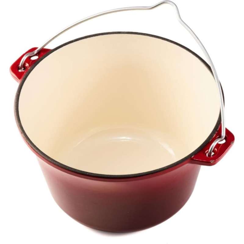 Katls bez vāka emaljēta čuguna 3L 22x13cm HR-HYCC-22P HEINNER