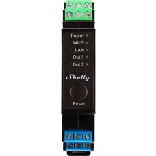 Shelly DIN Rail Smart Switch Shelly Pro 2PM with power metering, 2 channels